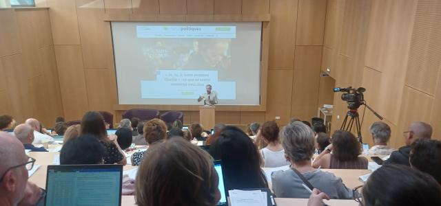 Vue du public de la journée pédagogique organisée le 1er juin 2023, au lycée professionnel Chennevière Malézieux (Paris 12),