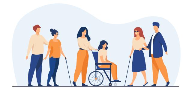 Illustration sur le thème de l'accessibilité