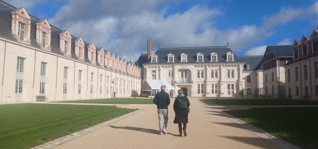 Vue de la cour du château de Villers-Cotterêts