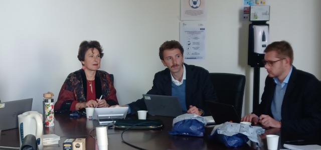 Rencontre avec une délégation de l’ENVR (réseau européen des droits des victimes) lors d'un voyage d'étude en France en octobre 2024