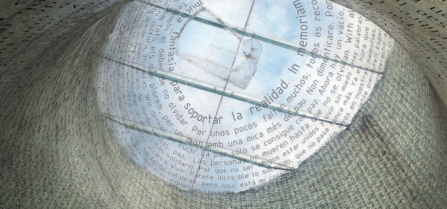 Illustration représentant le mémorial de la gare d'Atocha à Madrid