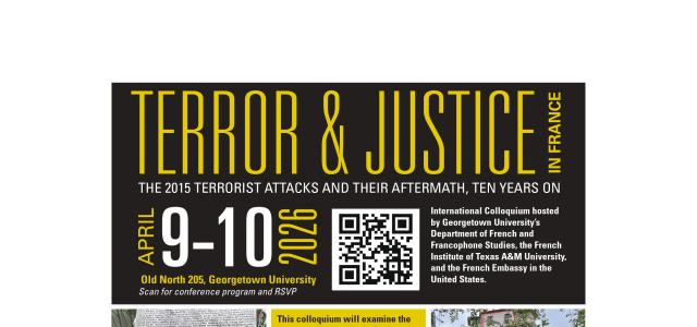 Affiche du séminaire international