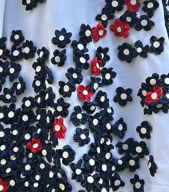 fleurs en tissu