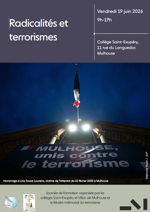 Affiche programme de la journée de formation à Mulhouse