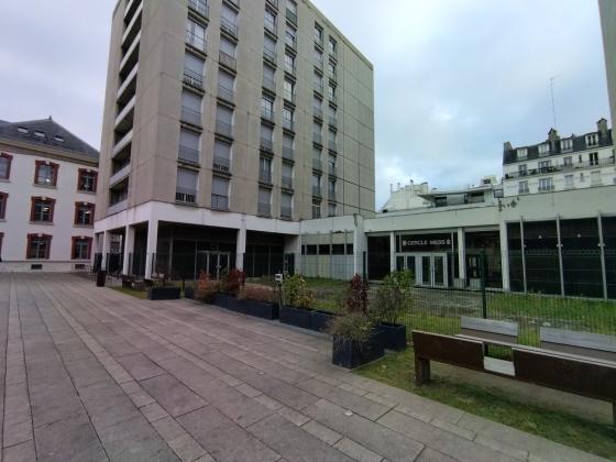 Vue de la caserne Lourcine depuis la cour intérieure