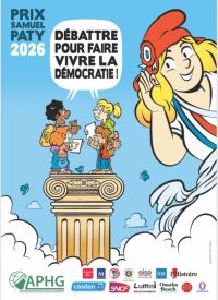 Affiche de l'édition 2025-2026 du prix Samuel Paty