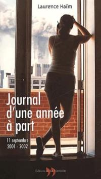 Couverture du livre Journal d'une année à part de Laurence Haim