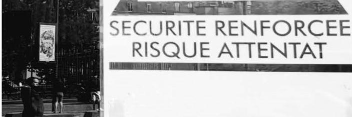 Panneau d'information Vigipirate - Sécurité renforcée - Risque attentat