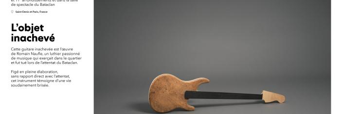 Panneau de l'exposition "Face au terrorisme, une mémoire citoyenne"