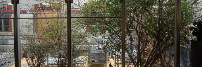 Vue de la cour de la caserne Lourcine