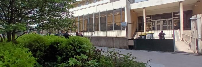 Vue extérieure de la caserne Lourcine