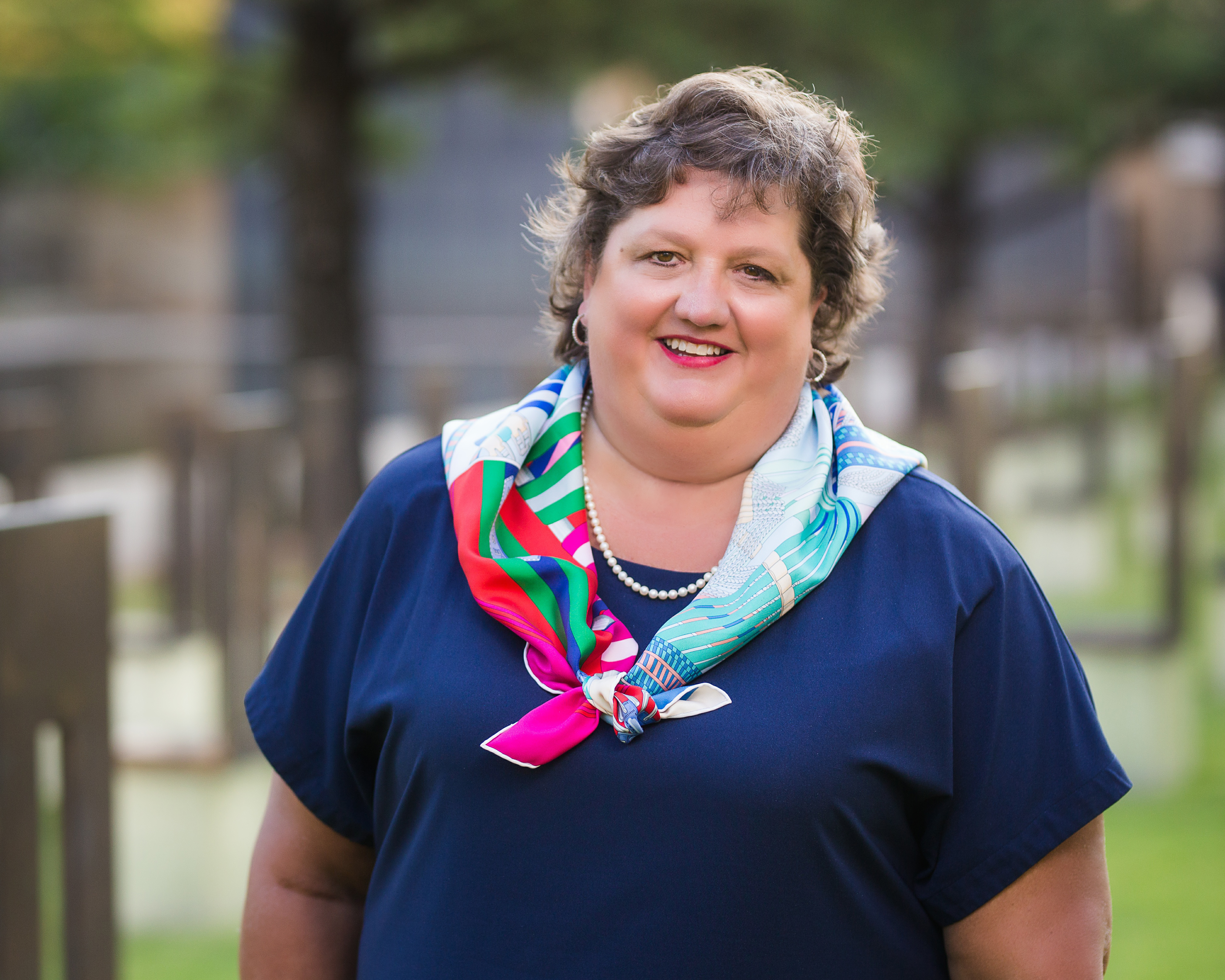 photographie de Kari Watkins, la présidente et directrice générale du Musée mémorial d'Oklahoma City