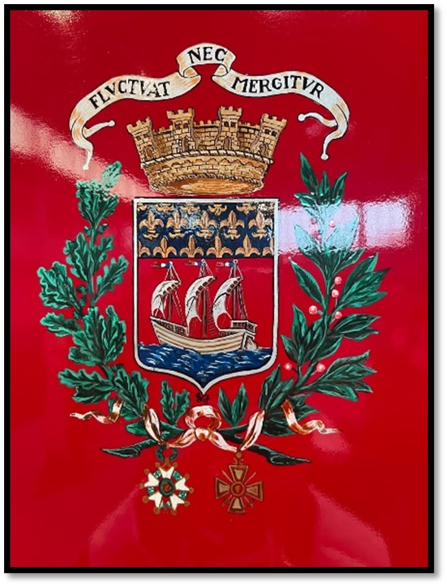 photographie de la devise de Paris